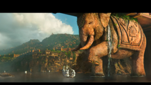Baahubali-2-Movie-Stills-Huge Elephant Structure in water