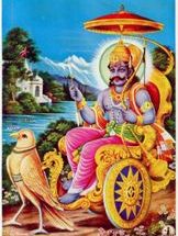 Shir Shanidev ji ratharudh vicharan karate huye-featured