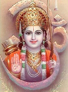Prabhu Shri Ram ji with Om letter