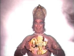 Shri Sita Ram in Hanumanji's heart Small pic