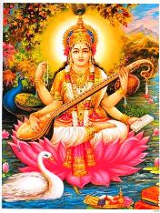 Maa Saraswati divy tejomay roop-featured