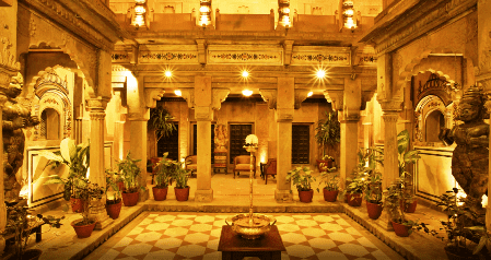 Brijrama-Banaras-Hotel-Inside-view-Birght-golden